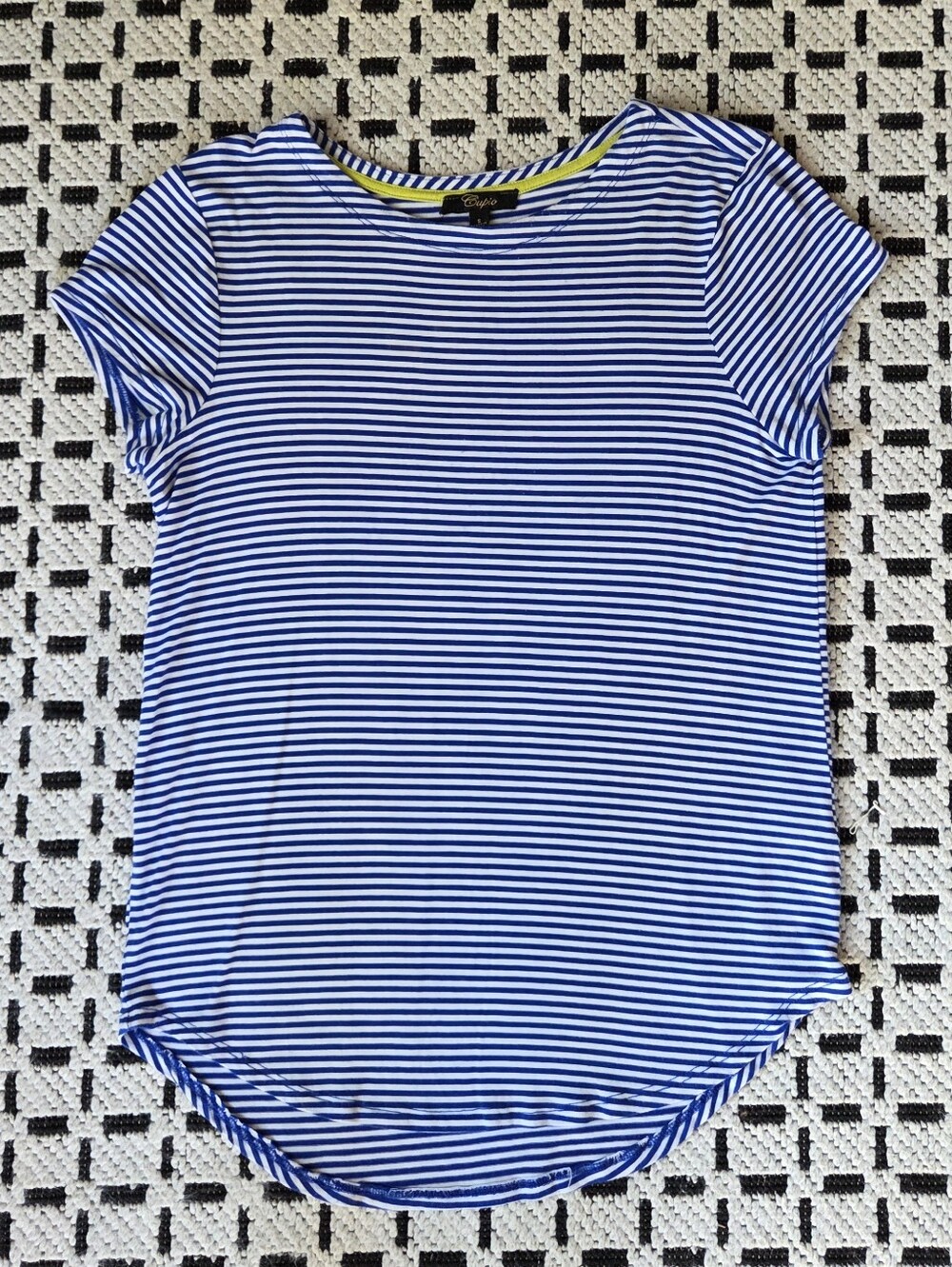 Cupio Striped Tee, sz SM